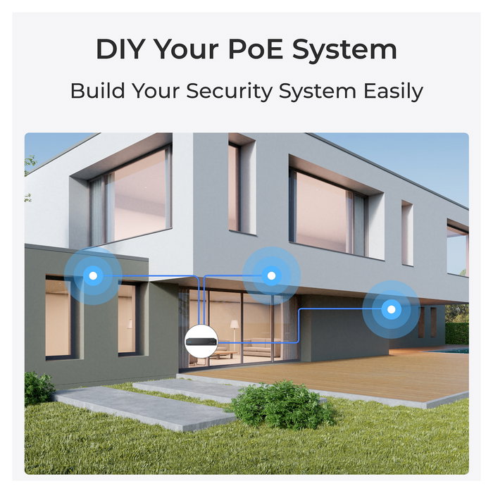 Reolink P344 Cámara de Seguridad IP PoE Interior/Exterior 12MP Visión Nocturna 30m