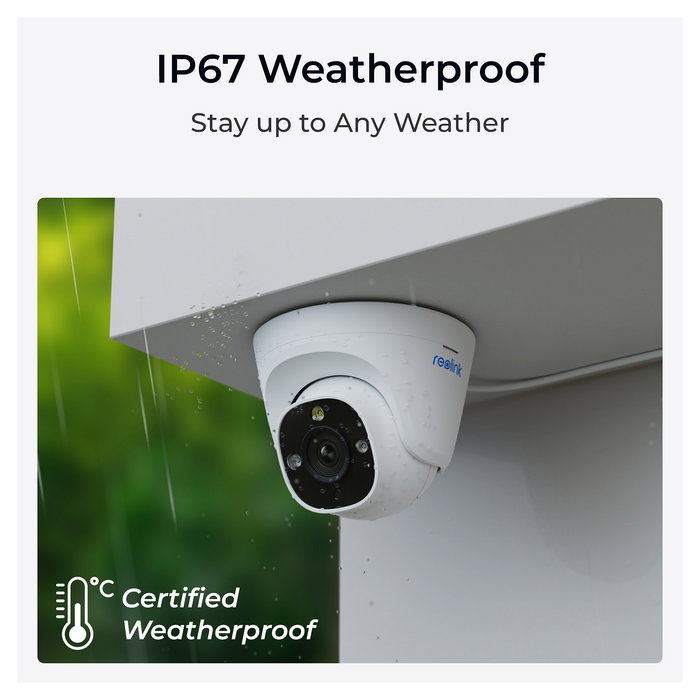 Reolink P344 Cámara de Seguridad IP PoE Interior/Exterior 12MP Visión Nocturna 30m