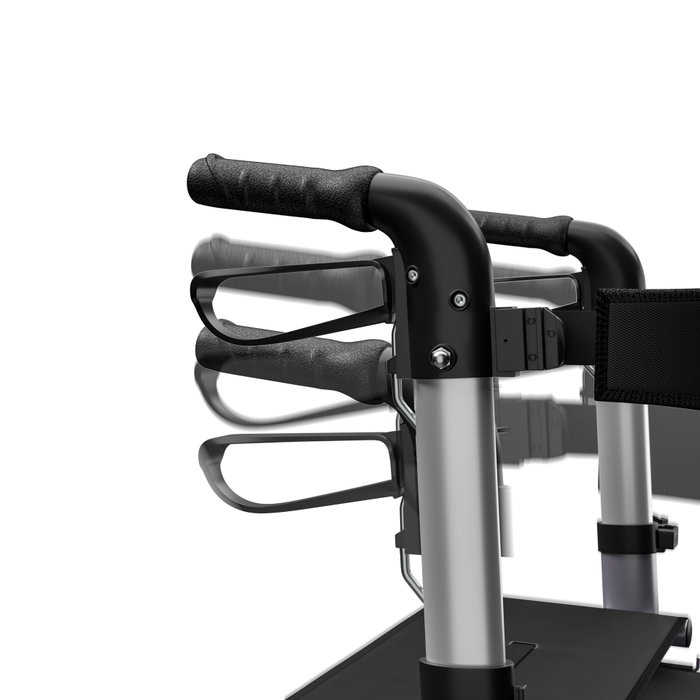 Weinberger Andador de aluminio plegable triple