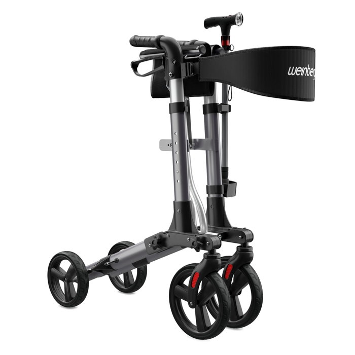 Weinberger Andador de aluminio plegable triple