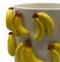 DKD Home Decor Macetero de Gres Plátanos Amarillo