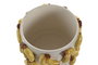 DKD Home Decor Macetero de Gres Plátanos Amarillo