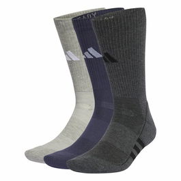 Calcetines Adidas Performance Cushioned Crew Gris 3 Unidades