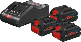 BOSCH PowerSet 3xPC 18V 8.0Ah + Cargador GAL18V-160