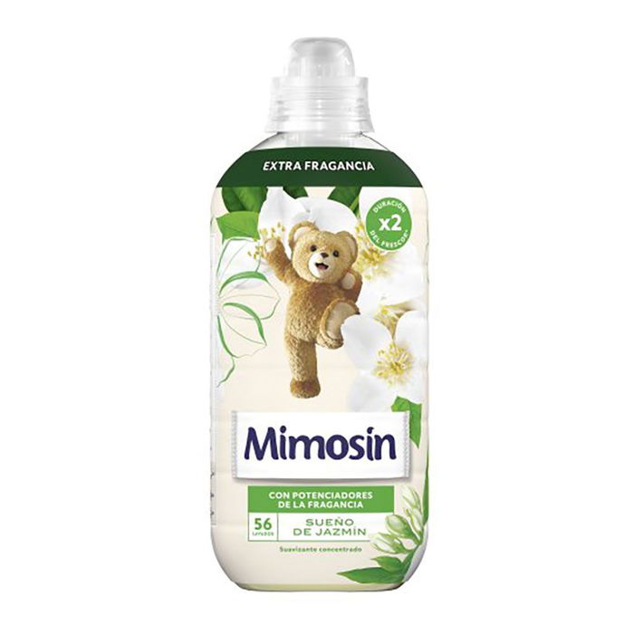 Mimosin Suavizante Concentrado Potenciador de Fragancia Sueño de Jazmín, 56 Lavados, 952 ml
