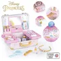 Smoby SMO3032163201656 Maleta de Belleza Princesas Disney con 13 Accesorios: Peinado, Uñas y Maquillaje, Fácil de Transportar