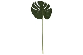 DKD Home Decor Hoja de Monstera Verde 25x0,5x67 cm