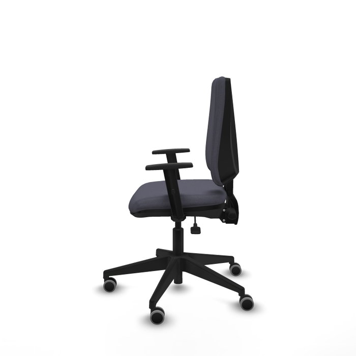 PIQUERAS Y CRESPO Silla de oficina Elche con mecanismo Asincro, Gris oscuro