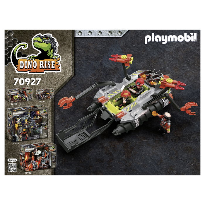 Playmobil Dino Rise Comet Corp. Taladro de Demolición con 3 Figuras