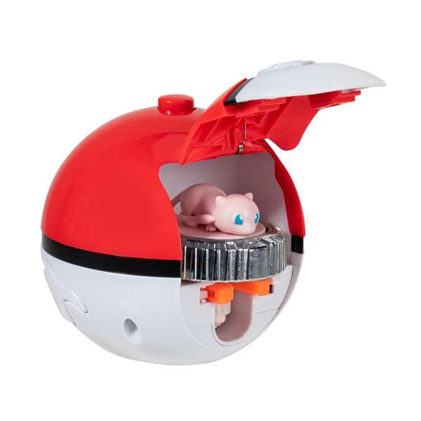 Jazwares Pokemon Set Battle Spinner Arena, Estadio de Batalla con 2 Peonzas Lanzadoras