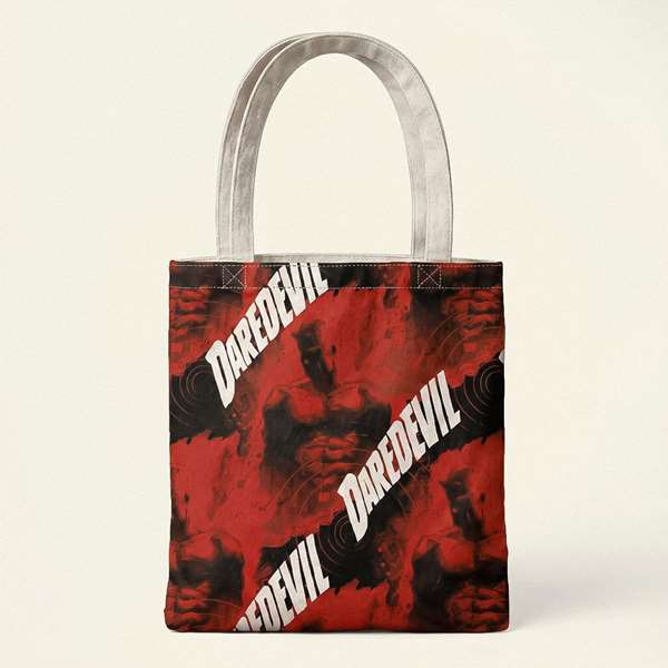 Cerdá Bolsa Shopping Daredevil Diseño 1-Diseño 2 Blanco