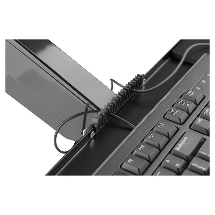 Digitus DA-90372 Soporte de Pared para Estación de Trabajo Ajustable en Altura para Estar de Pie y Sentado