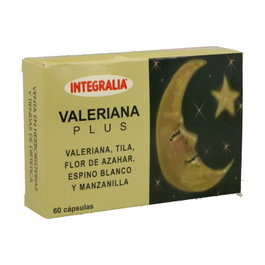 Integralia Valeriana Plus 60 Cápsulas - Relaxante, Nerviosismo, Insomnio y Ansiedad