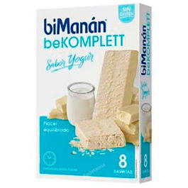 BIMANAN Barritas Yogurt Bebida Komplet Control de Peso 8Ud