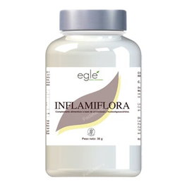 EGLE Inflamiflora 60 Cápsulas Probióticos Bifidobacterium Lactobacillus Saccharomyces Boulardii Complemento Alimenticio