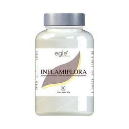 EGLE Inflamiflora 60 Cápsulas Probióticos Bifidobacterium Lactobacillus Saccharomyces Boulardii Complemento Alimenticio