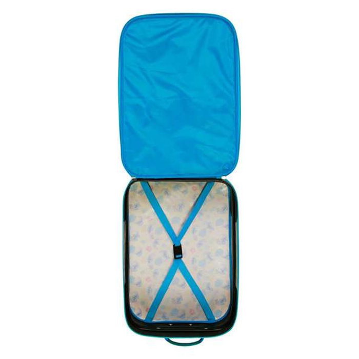 Karactermania Maleta Trolley Soft 3D Lilo y Stitch Ocean Azul