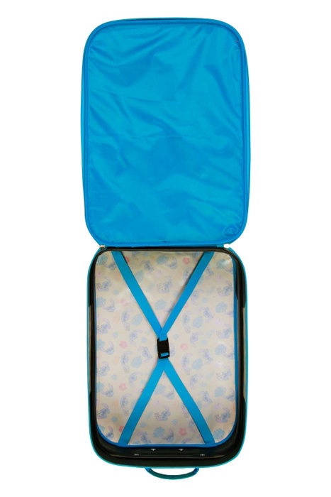 Karactermania Maleta Trolley Soft 3D Lilo y Stitch Ocean Azul
