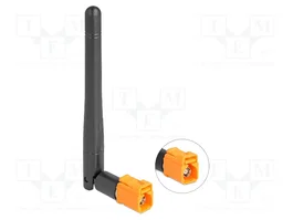 DeLOCK Antena WiFi 6 FAKRA M 3 dBi Omnidireccional Negro