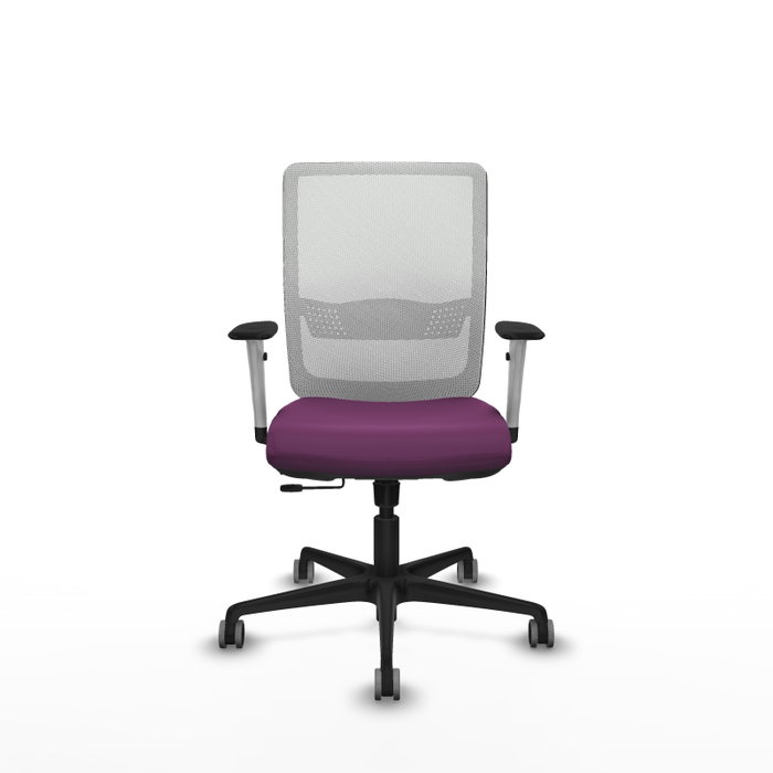 PIQUERAS Y CRESPO Silla de oficina Haches Morada y Blanca PIQUERAS Y CRESPO Silla de oficina Haches Morada y Blanca