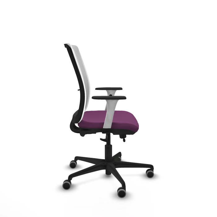 PIQUERAS Y CRESPO Silla de oficina Haches Morada y Blanca PIQUERAS Y CRESPO Silla de oficina Haches Morada y Blanca
