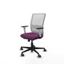 PIQUERAS Y CRESPO Silla de oficina Haches Morada y Blanca