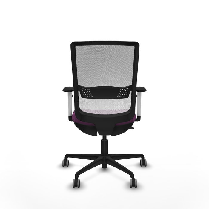 PIQUERAS Y CRESPO Silla de oficina Haches Morada y Blanca PIQUERAS Y CRESPO Silla de oficina Haches Morada y Blanca