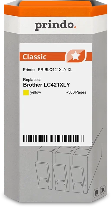 Prindo Cartucho de tinta amarillo PRIBLC421XLY Classic XL Prindo Cartucho de tinta amarillo PRIBLC421XLY Classic XL
