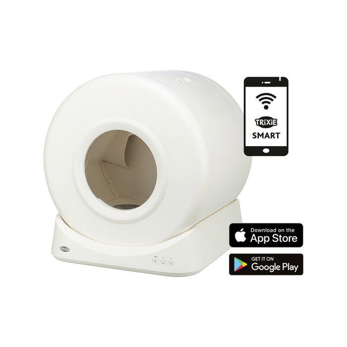 Arenero autolimpiable para Gatos Trixie Blanco 51 x 56 x 54 cm Plástico