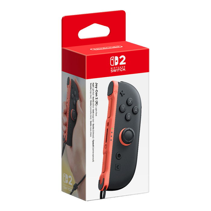 Nintendo Joy-Con (Derecho) Rojo Fuego para Nintendo Switch 2, Control Inalámbrico con Bluetooth, Botón de Inicio, Vibración, Acelerómetro y Batería Recargable, Ref: 10015101 Nintendo Joy-Con (Derecho) Rojo Fuego para Nintendo Switch 2, Control Inalámbrico con Bluetooth, Botón de Inicio, Vibración, Acelerómetro y Batería Recargable, Ref: 10015101