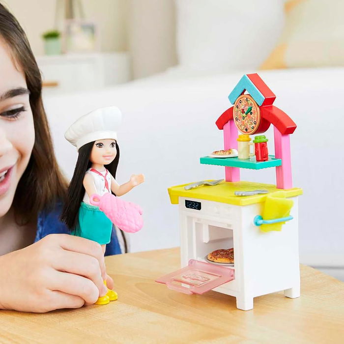 Barbie Chelsea T Puedes Ser Pizzera Gtn63 Juego de Cocina para Nias