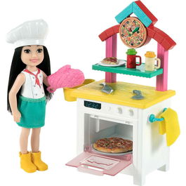Barbie Chelsea T Puedes Ser Pizzera Gtn63 Juego de Cocina para Nias