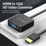 Vention ACPBB Adaptador DisplayPort Macho a HDMI Hembra Gris