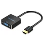 Vention Conversor Adaptador de HDMI Macho a VGA Hembra, 1080p 60Hz, Cable 15cm Negro