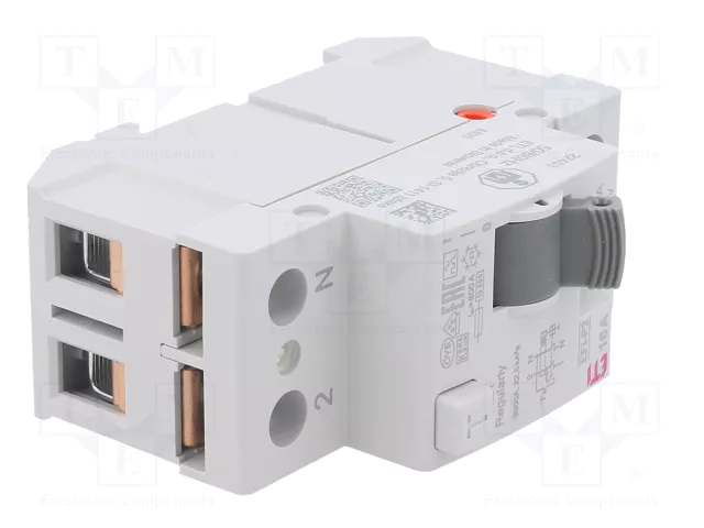 ETI POLAM Interruptor Diferencial EFI 16A 30mA 2 Polos ETI POLAM Interruptor Diferencial EFI 16A 30mA 2 Polos