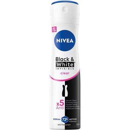 NIVEA Black & White Invisible Clear Deo-Spray 150,0 ml NIVEA Black & White Invisible Clear Deo-Spray 150,0 ml