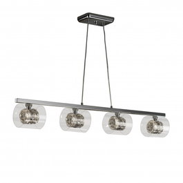 SCH-391653 Lámpara Colgante Flash 4xG9 con Bombilla Blanco Cálido