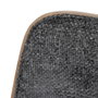 Ixia Silla con ruedas Gris-Natural tejido y madera 54 x 61 x 88 cm