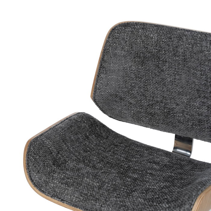 Silla Ruedas Gris-Natural Tejido-Madera 54 X 61 X 88 cm Silla Ruedas Gris-Natural Tejido-Madera 54 X 61 X 88 cm