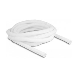DeLOCK Funda trenzada de cierre automático 5 m x 16 mm blanco