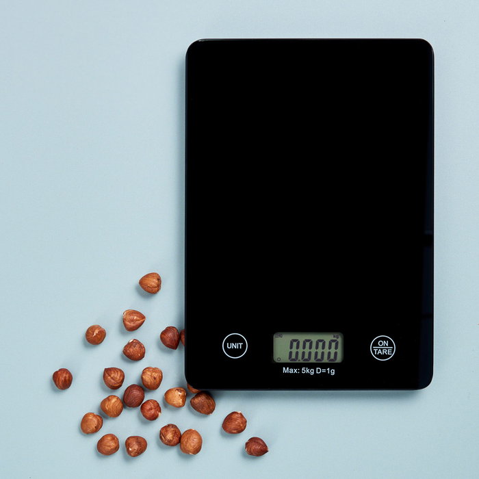 Day Balanza Digital 5 Kg Negra Tara Apagado Automático Kg Gr Lbs Oz