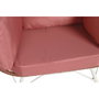 DKD Home Decor Sillón de Ratán Sintético y Acero Terracota con Cojines