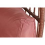 DKD Home Decor Sillón de Ratán Sintético y Acero Terracota con Cojines