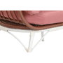 DKD Home Decor Sillón de Ratán Sintético y Acero Terracota con Cojines