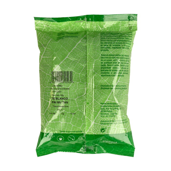 Plameca Té Blanco Pai Mu Tan 50 g Plameca Té Blanco Pai Mu Tan 50 g