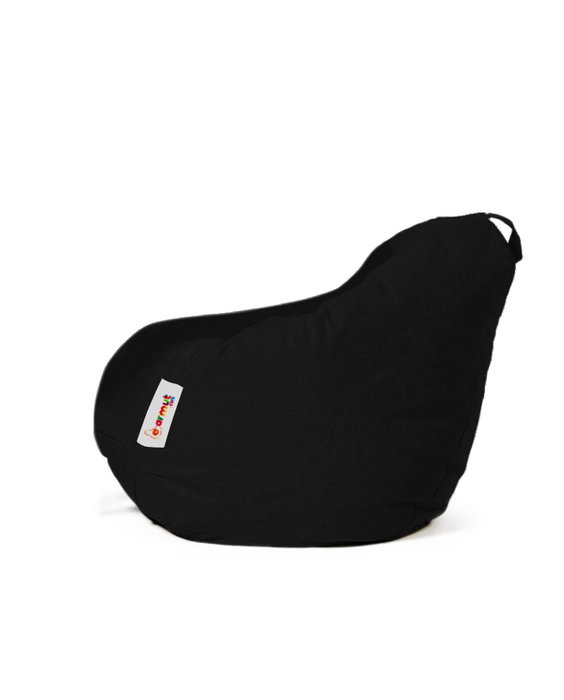 Atelier Del Sofa Puff de Jardín Negro, Impermeable, Poliestireno Reciclado y Poliéster, 60x60x25 cm, para Exterior