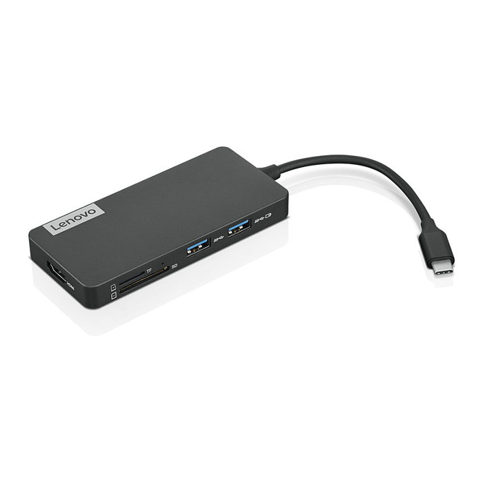 Lenovo USB-C 7-in-1 Travel Hub Gris