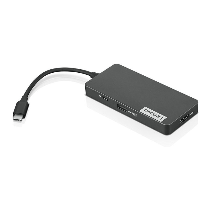 Lenovo USB-C 7-in-1 Travel Hub Gris