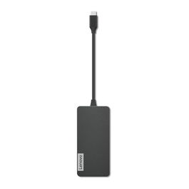 Lenovo Hub USB-C 7 en 1 con 1 x USB Type C, 2 x USB 3.0, 1 x USB 2.0, 1 x HDMI para Viajes