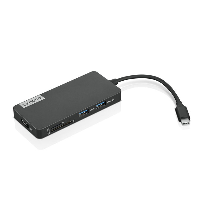 Lenovo USB-C 7-in-1 Travel Hub Gris